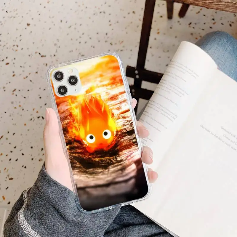 

Howl's Howls Moving Castle Phone Case Transparent for iPhone 11 12 mini pro XS MAX 8 7 6 6S Plus X 5S SE 2020 XR