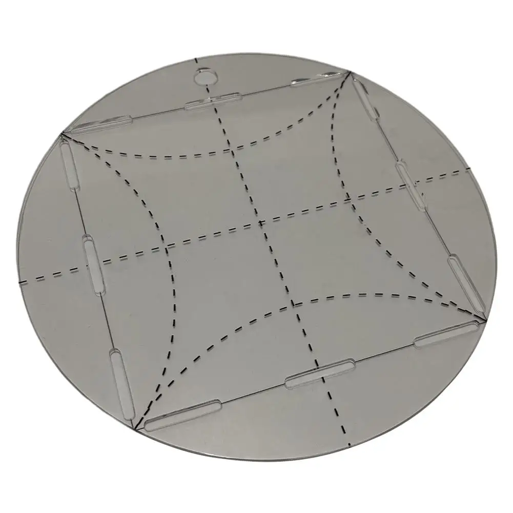 Многофункциональный двойной шаблон обручального кольца для квилтинга