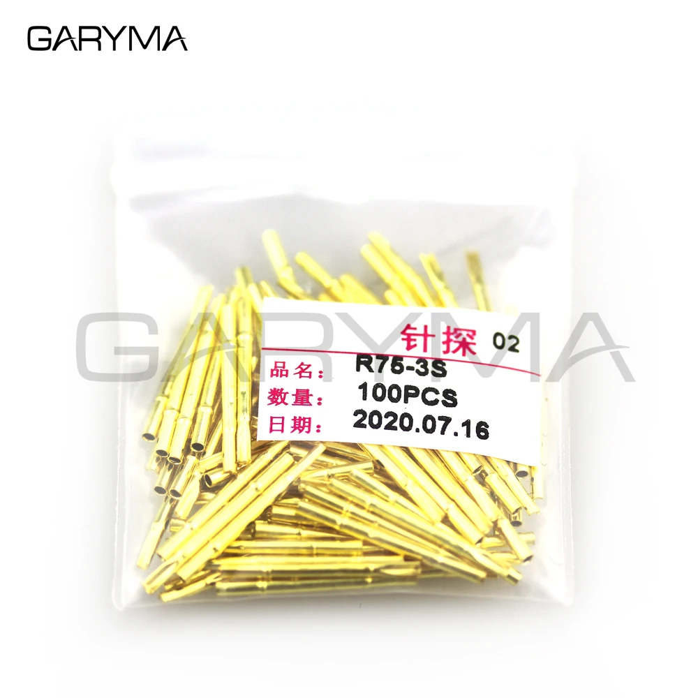 100 шт в упаковке R75-3S зонд Pogo контактный разъем Длина 26 5 мм инструмент |
