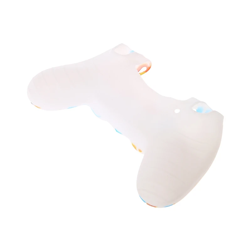 Силиконовый чехол для геймпада PS4 с красочными граффити нескользящий