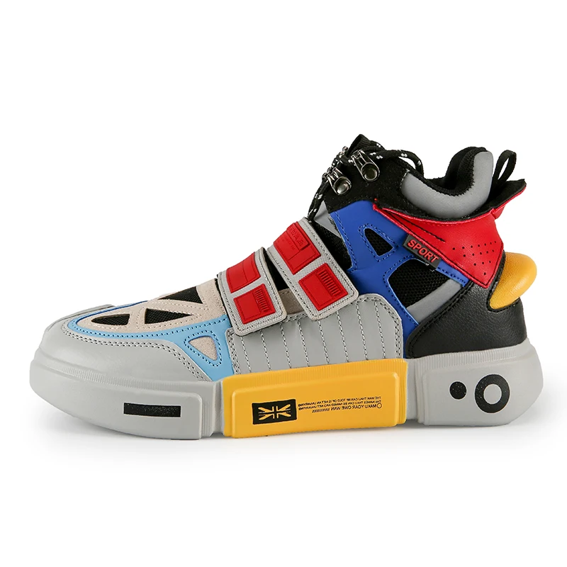 

Trend Reflective Sport Shoes Brand Designer Sneakers Breathable Running Shoes for Men Thick Bottom Athletic Trainers Zapatillas