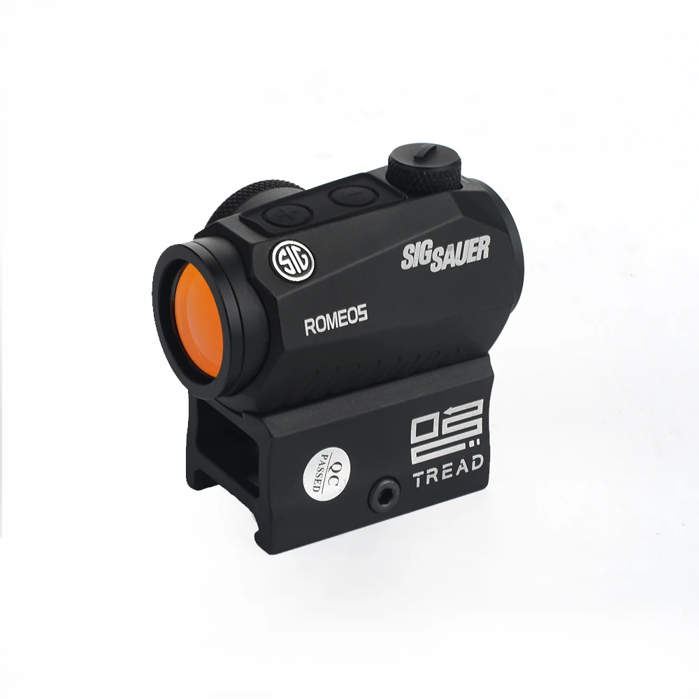 

ROMEO 5 1x20mm Red Dot Sight Airsoft Hunting Optics Riflescope 2 MOA Compact Red Dot Sight With 20mm High & Low Rail Riser Mount