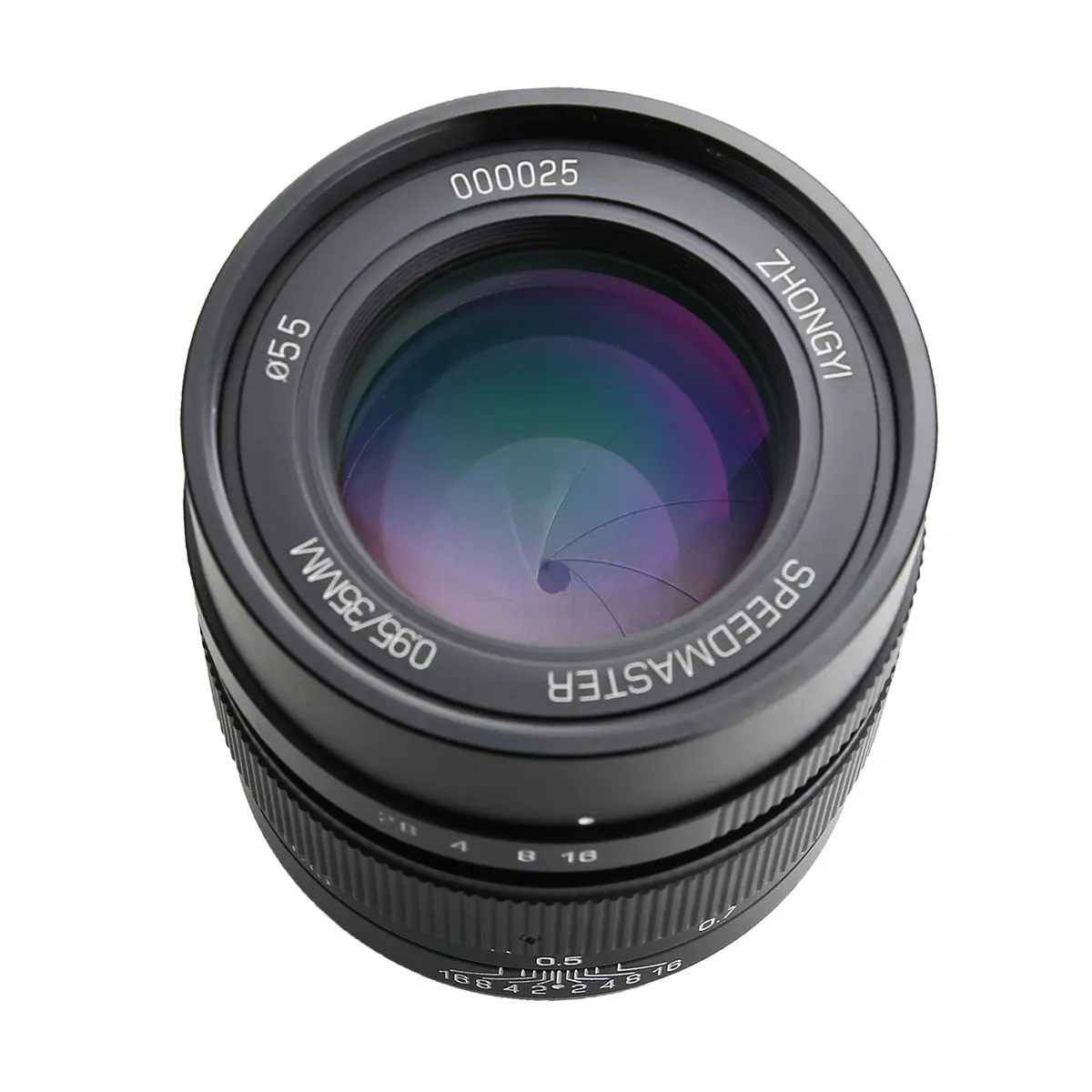 Zhongyi Mitakon Speedmaster 35 мм f/0 95 II объектив для Sony E Mount Camera A6500 A6400 A6300 A6000 NEX 7 6 5100 черная