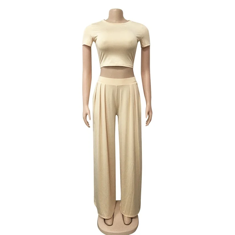 Женский Повседневный Спортивный костюм из двух предметов футболка с круглым