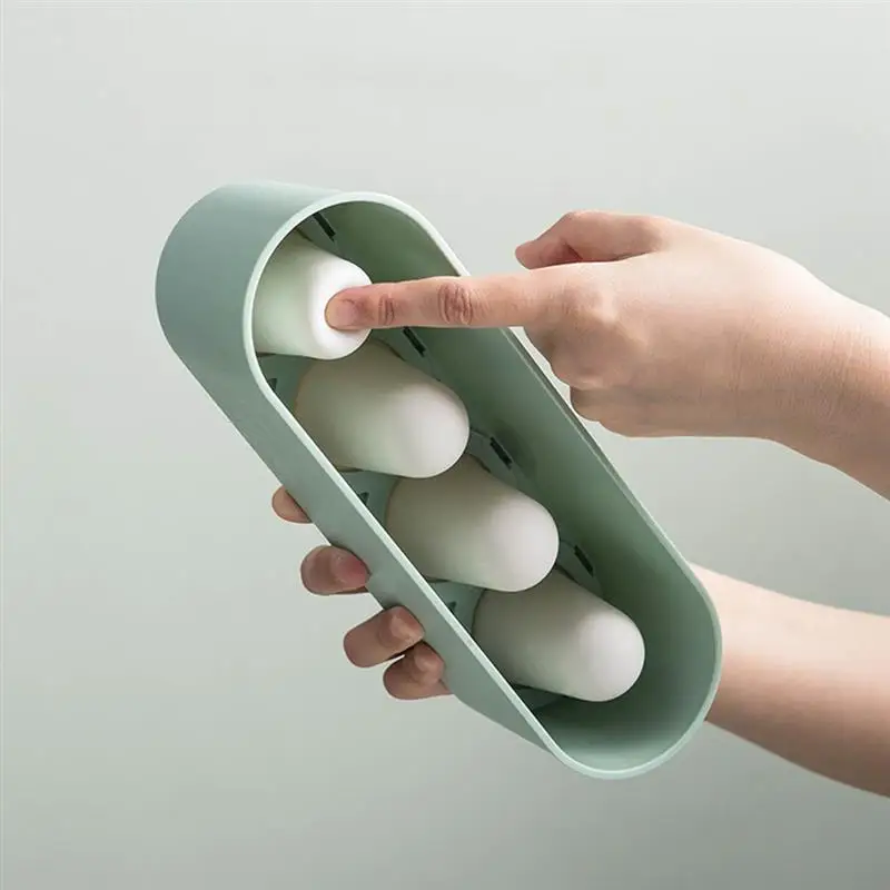 

1pc Ice Cream Mold Non-Stick 4-Capacity Food Grade Silicone Ice Pop Mold Ice Tray DIY Ice Tools Accessories For Home