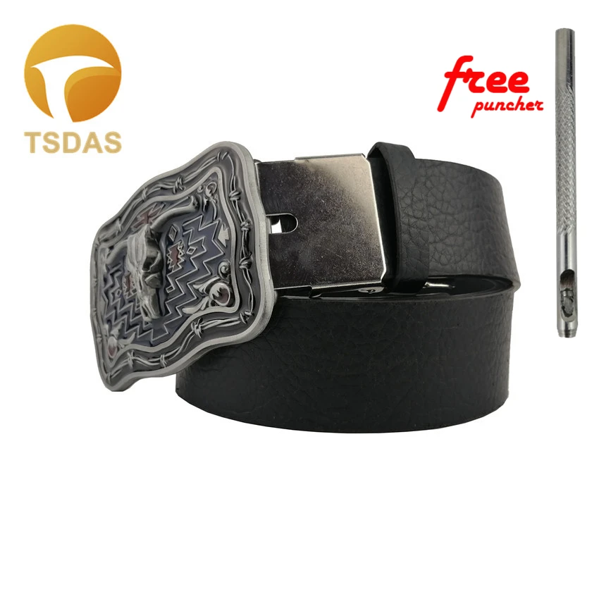 Металлическая пряжка для ремня с головой коровы в стиле ретро | Дом и сад