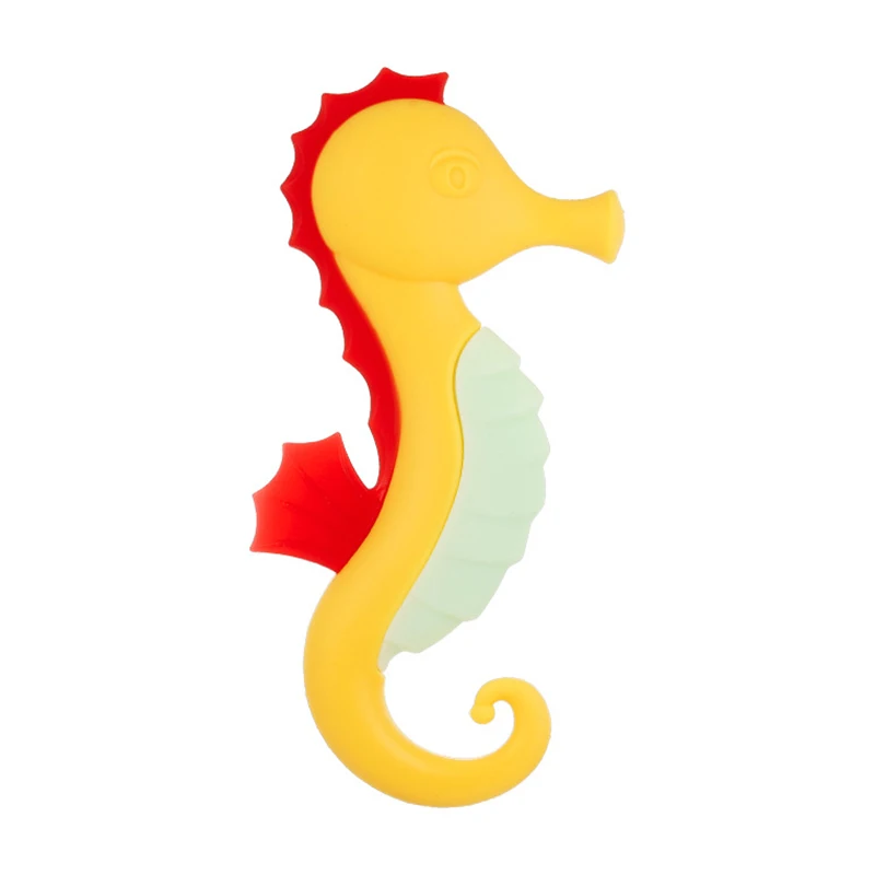 

Baby Teether Safe Silicone Chew Resistant Cartoon Animal Shape Strengthening Tooth Infant Toy NSV775