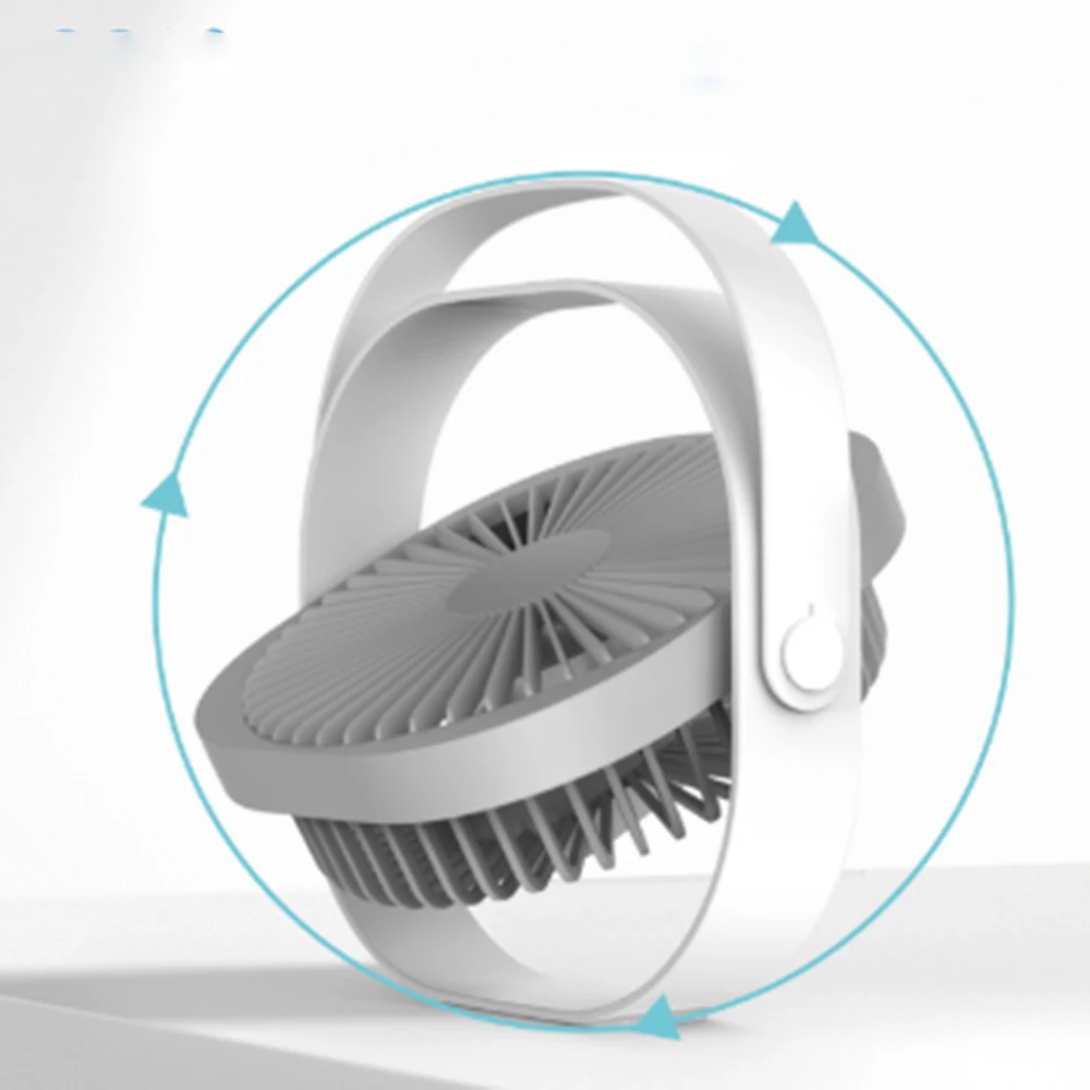 New 6 Inch USB Desktop Fashion Mini Charging Fan Handheld Portable 360 Rotation Adjustable Angle for Office Household Traveling | Дом и сад