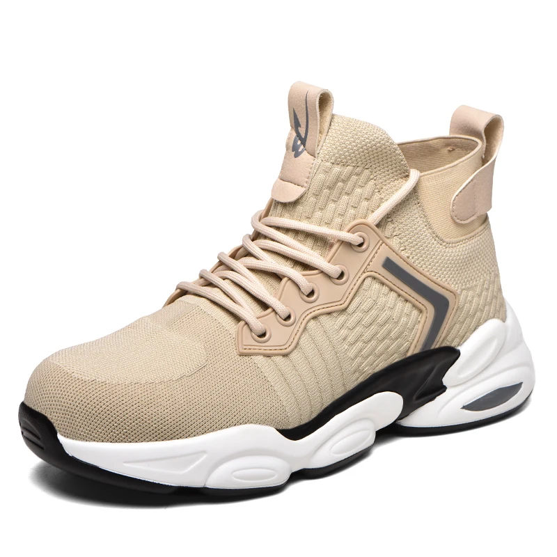 

Steel Toe Work Safety Shoes Men Anti-Smashing Sneakers Light Breathable Work Boots for Man Anti-Piercing Indestructible Shoes