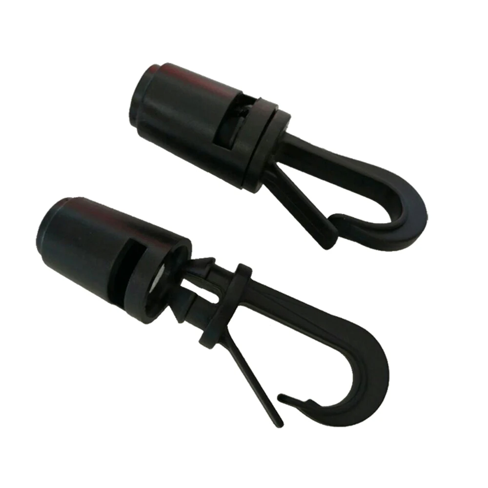 30 шт./лот черные пластиковые Пружинные защелкивающиеся крючки вращающийся на 360