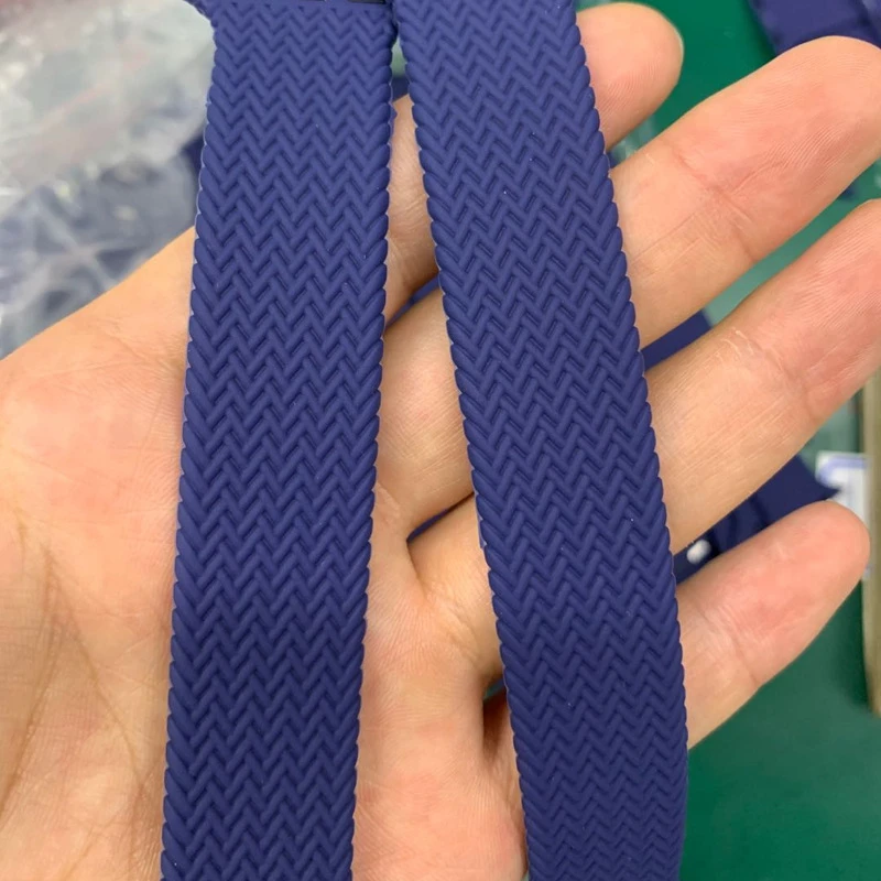 Ремешок силиконовый для Apple Watch band 44 мм 40 38 м 42 эластичный браслет наручных часов