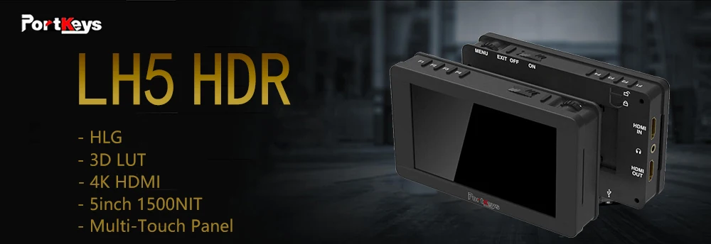 Портключи BM7 7 дюймов супер яркий 2000nit HDMI/3G-SDI Full HD Камера поле для контроля уровня сахара в крови с 3D LUT и HDR, видеомонитор