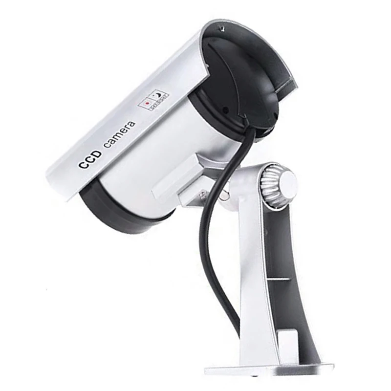 Камера видеонаблюдения поддельная водонепроницаемая с подсветкой светодиодная