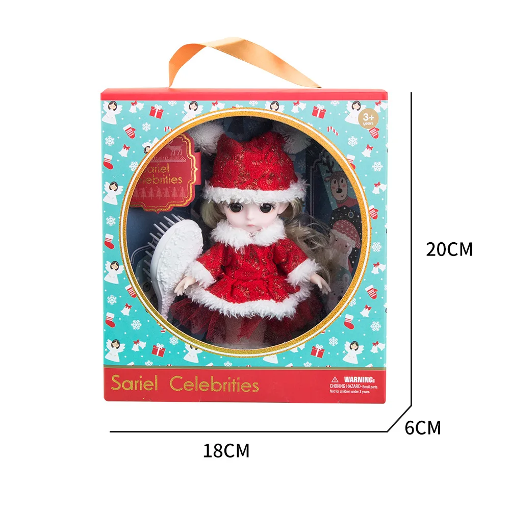 16 см рождественские BJD кукла 13 совместных фигурка героя принцесса девушка