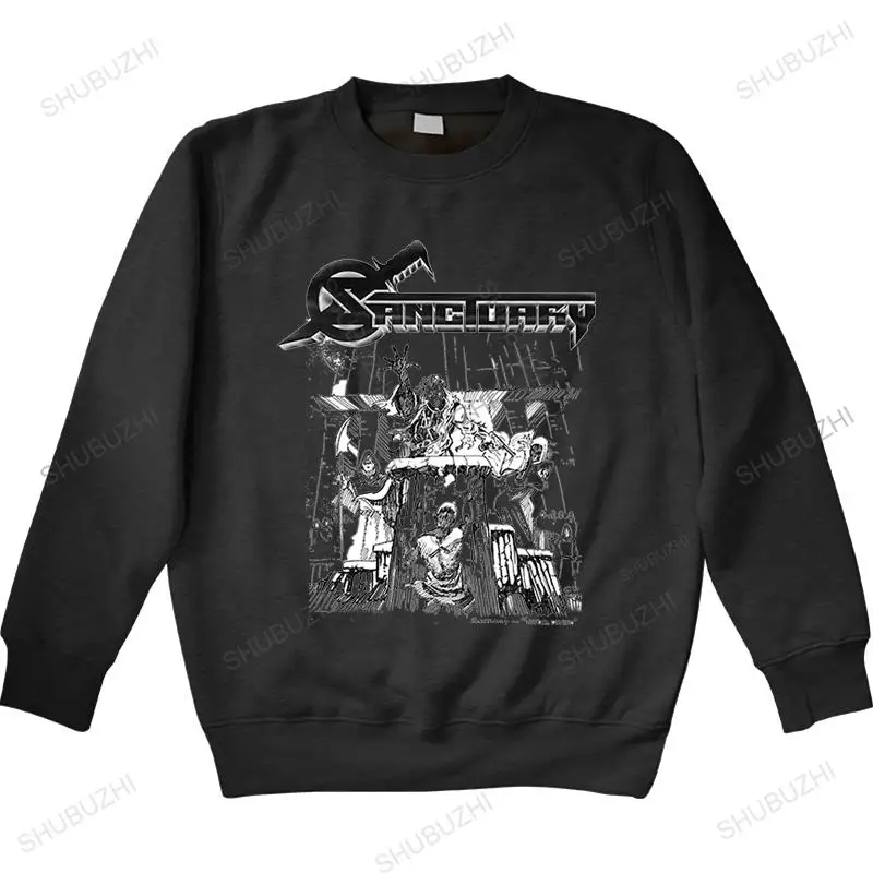 

cotton long sleeve men spring SANCTUARY REFUGE DENIED NEVERMORE METAL CHURCH HELSTAR fashion brand homme cool sweatshirt tops