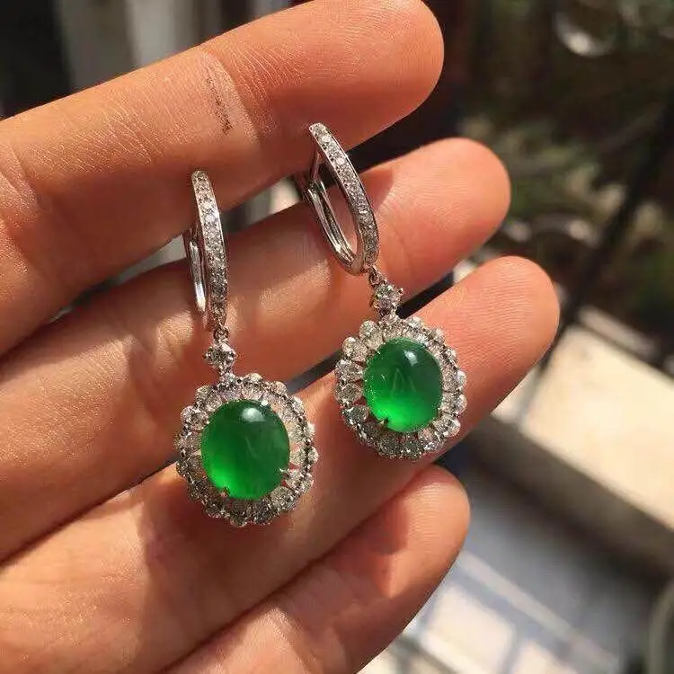 Женские серьги из серебра 925 пробы с инкрустацией | Украшения и аксессуары