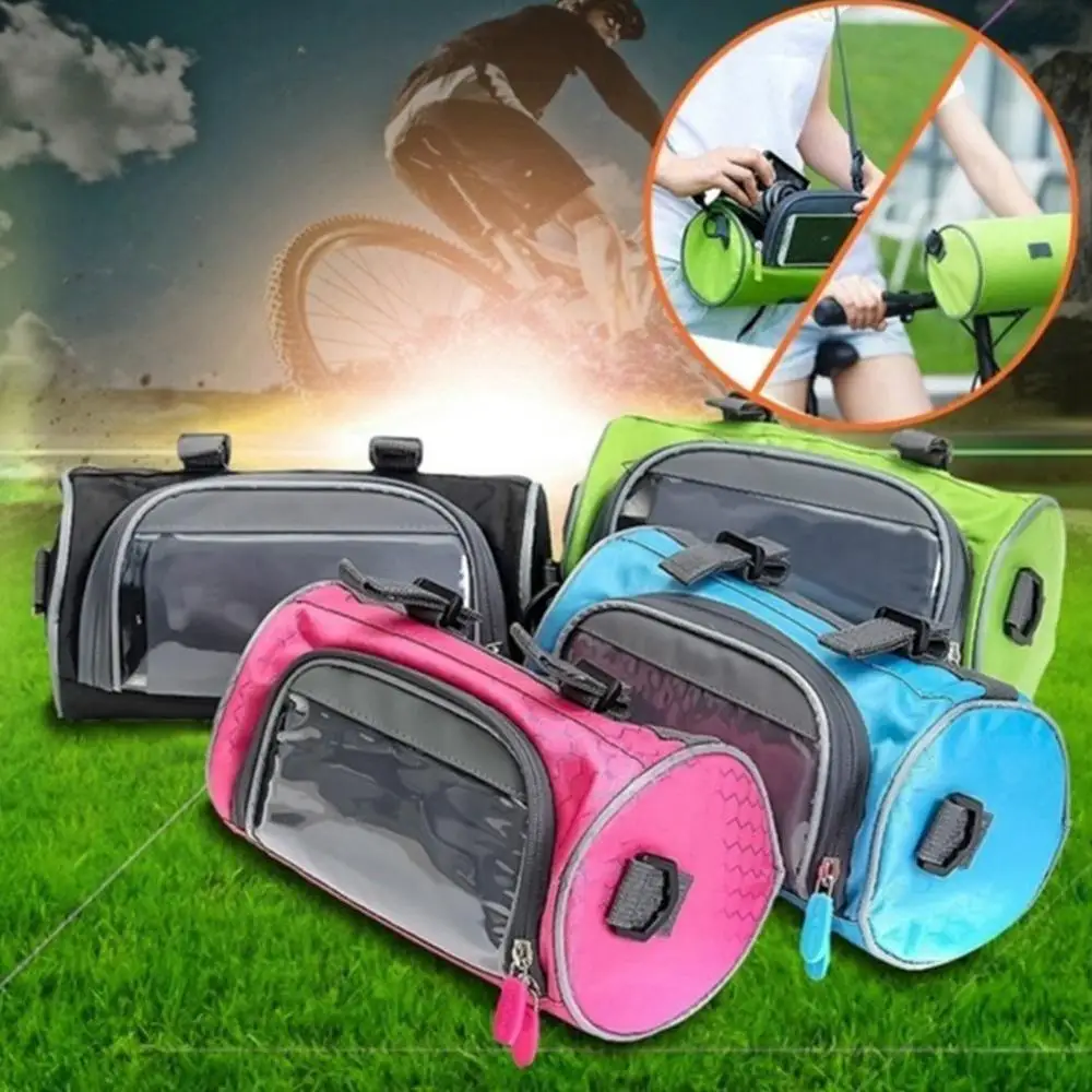 Большие велосипедные сумки руль передняя Труба водонепроницаемая сумка для