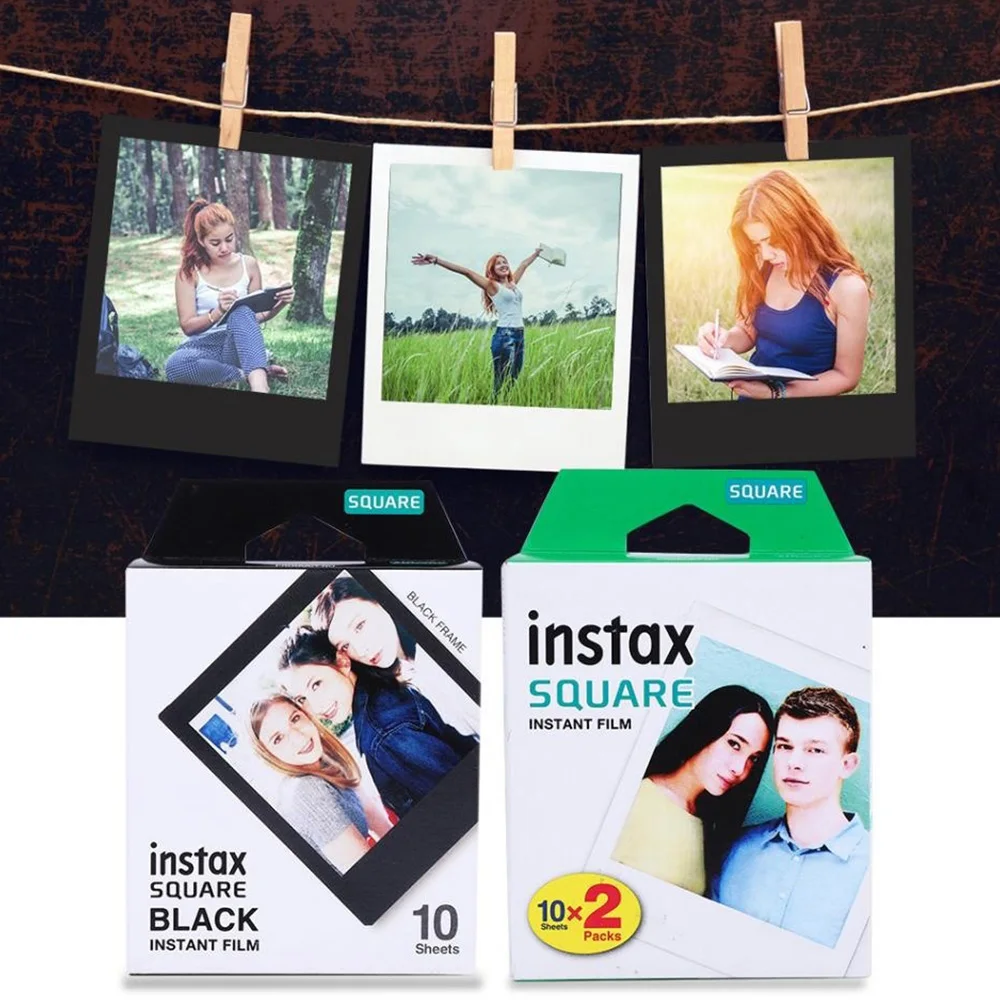 Фотобумага Fujifilm Instax квадратная с белыми краями 10 шт./30 шт. фотобумага для