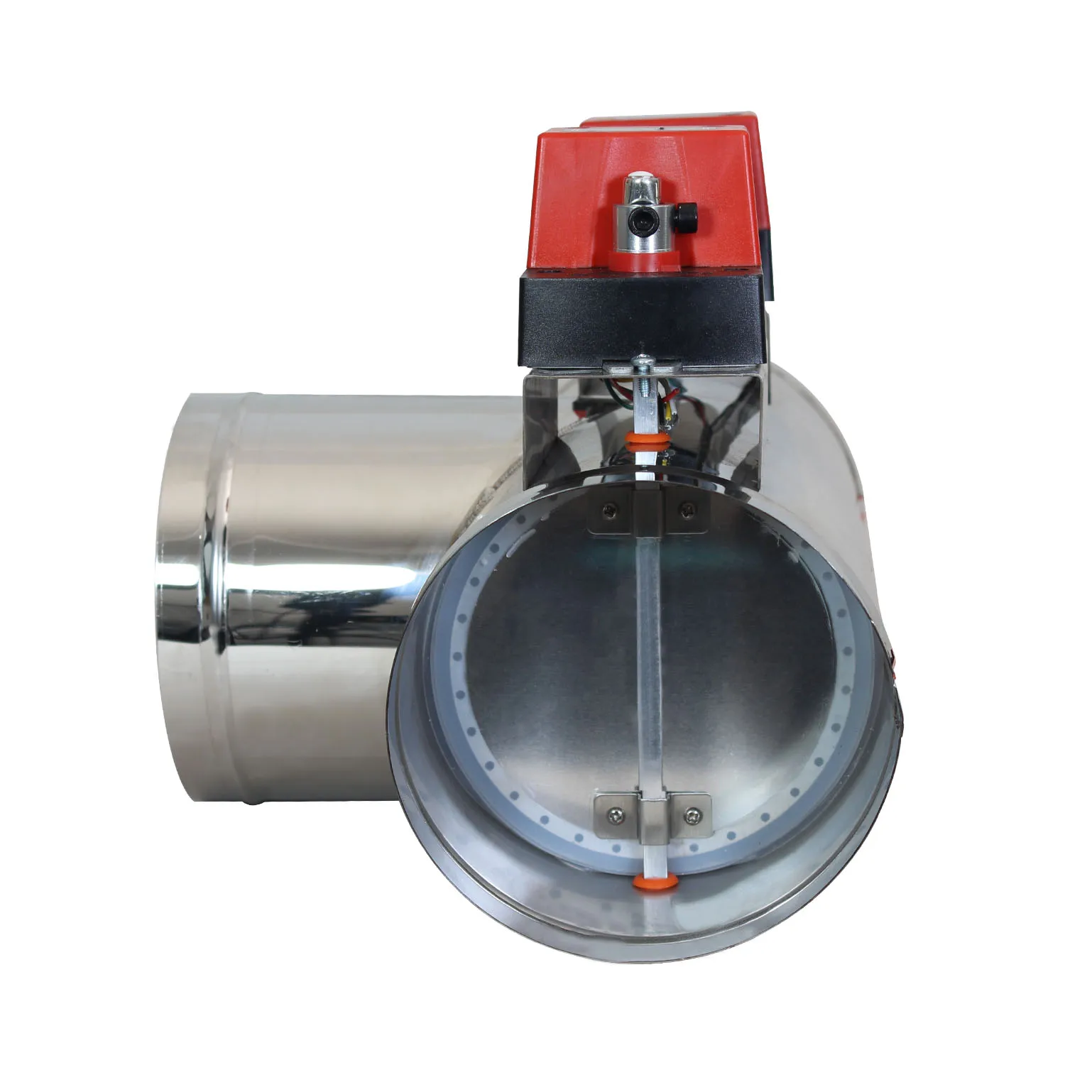 AC110V DC12V DC24V нержавеющая сталь моторизованный клапан вентиляции регистр клапаном