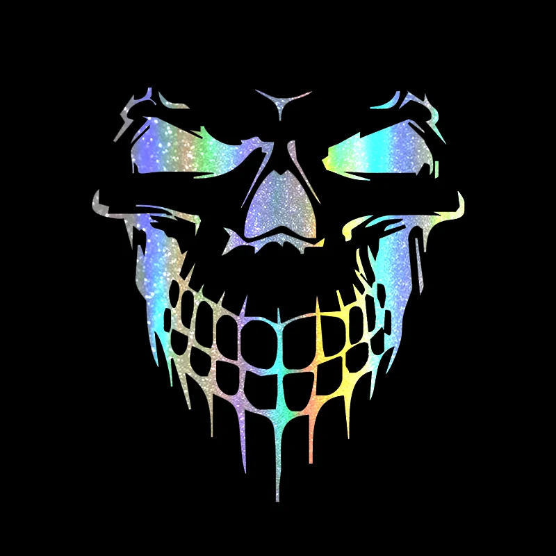 

16*17CM Stickers on Car Skull 3D Car Sticker Vinyl Funny Stickers and Decals Auto Motorcycle Car Styling Decoration