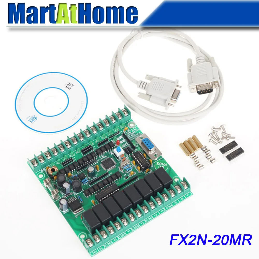 Новый FX2N 20MR ПЛК плата микро управления Лер PLC промышленные панели