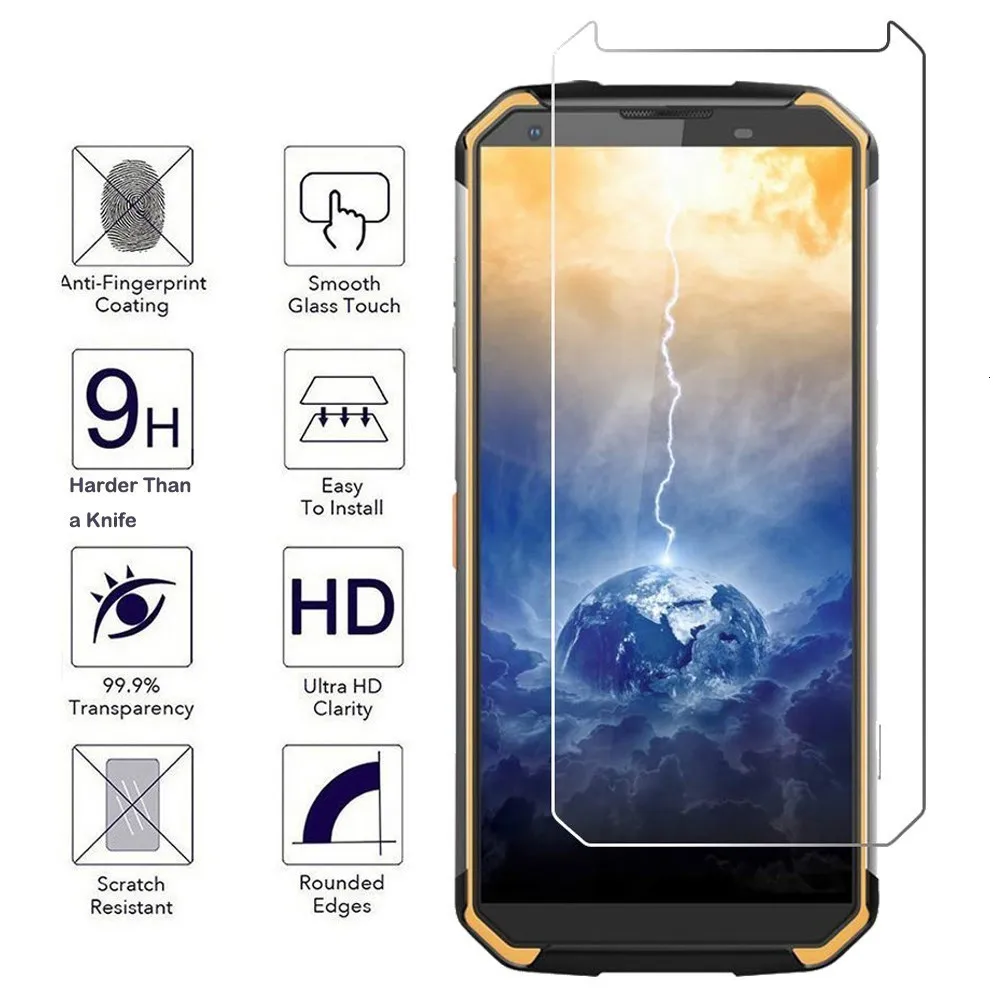 2 шт. для Blackview BV9500 Pro закаленное ультратонкое прозрачное стекло 2.5D Защита экрана для Blackview BV9600 Pro Защита от царапин пленка