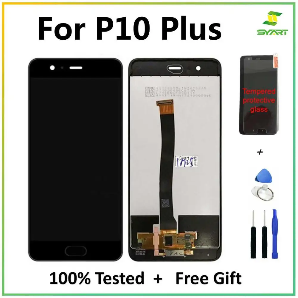 Для Huawei P10 Plus ЖК дисплей + сенсорный экран дигитайзер сборка запасные части 5