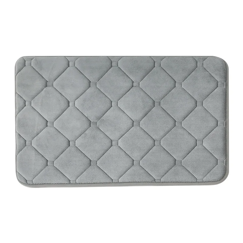 

Bathroom Non-Slip Mat Door Mat Bedroom Door Carpet Home Door Mat Bathroom Coral Fleece Absorbent Pads