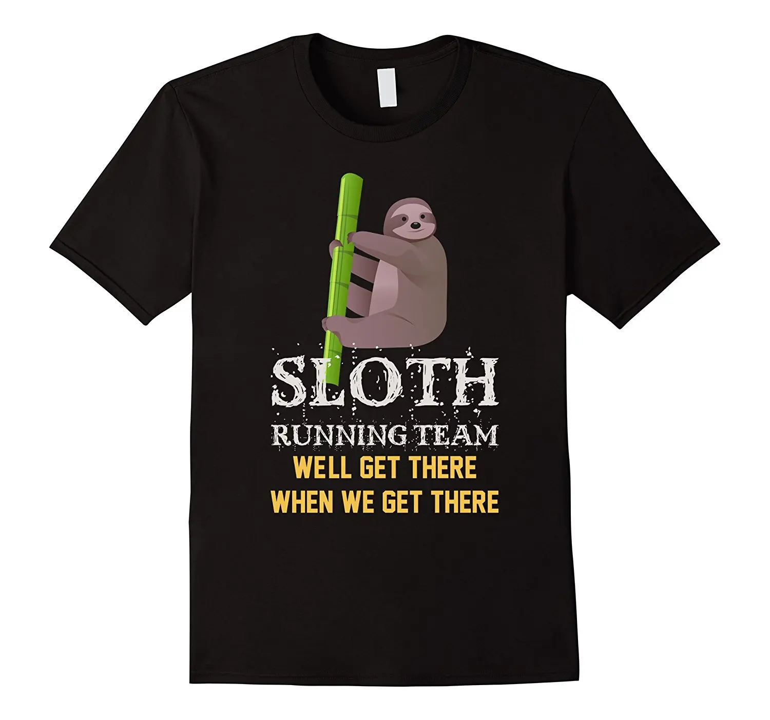 

2021 SlothRunninger Team TShirt Funny Gag Gift I Love To Runer Tee Short Sleeve Funny Design Top Tee TShirt Men HighQuality Tees