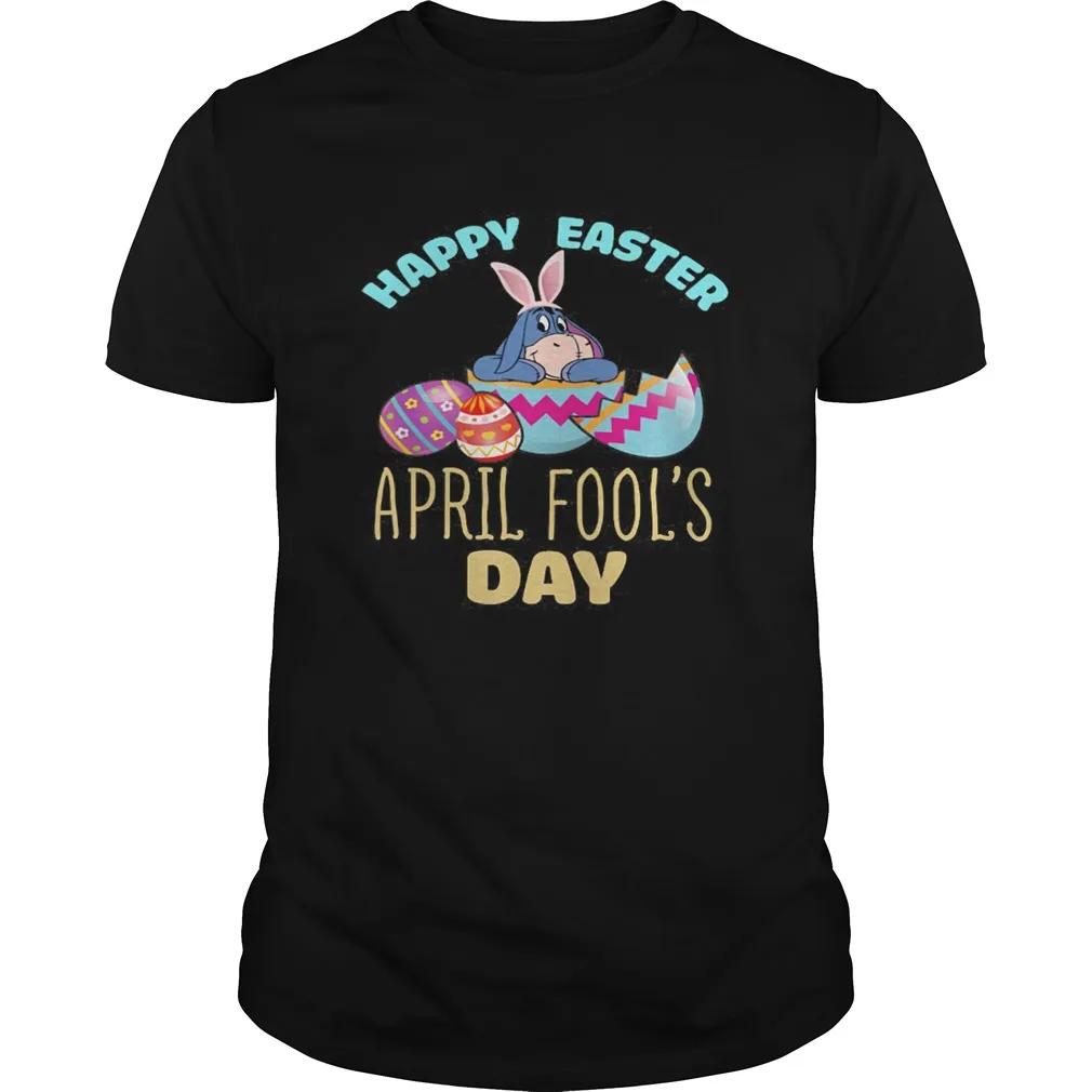 

Happy Easter April Fools Day T-Shirt. Summer Cotton Short Sleeve O-Neck Mens T Shirt New S-3XL