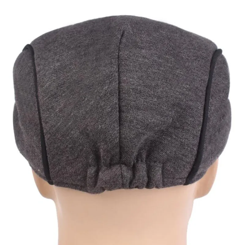 

SHALUOTAOTAO Men's Cap Winter Thicken Thermal Cotton Berets Fashion Middle-aged Brand Leisure Tongue Caps Outdoor Sports Dad Hat