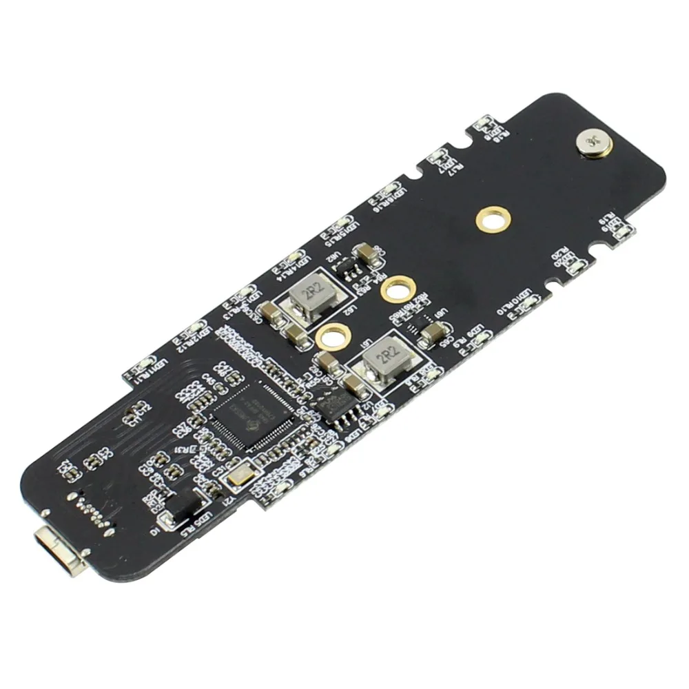 Металлический внешний корпус M.2 до 10 Гбит/с USB 3,1 type C NVMe PCIe 3,0 SSD чехол M Key NGFF USB3.1 HDD Box C to C Кабельный адаптер