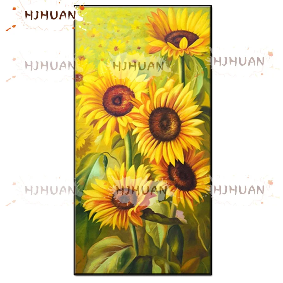 

Набор для алмазной вышивки «подсолнухи» 5D