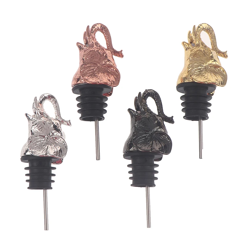 1 шт. цинковый сплав насадка в виде слона для вина уникальные пробки винных