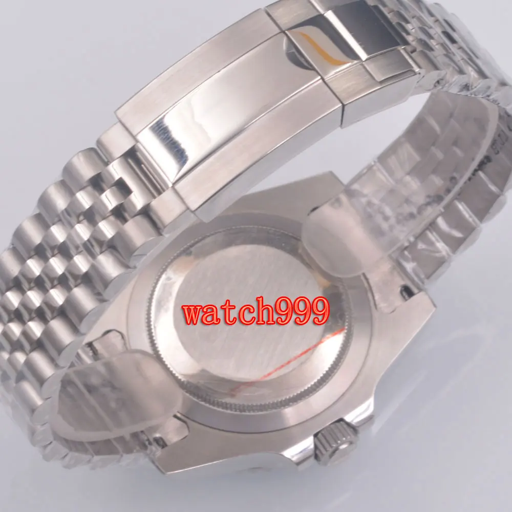 Часы Bliger Мужские механические с индикацией даты модные светящиеся браслетом из