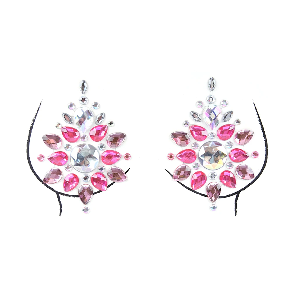 Невидимые Самоклеющиеся силиконовые груди соска крышка кристалл бюстгальтер