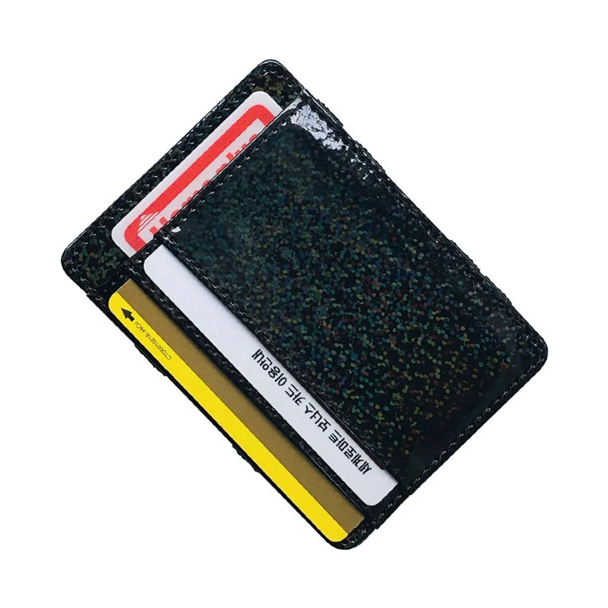 Кошелек унисекс держатель для карт из матовой кожи яркая и красочная посылка с