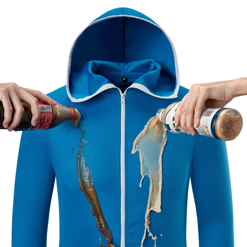 

Unisex Hydrophobic Anti-Fouling Fishing Clothing Coat Waterproof Quick-Drying Outdoor Hunting Camping Hiking Hooded Jackets