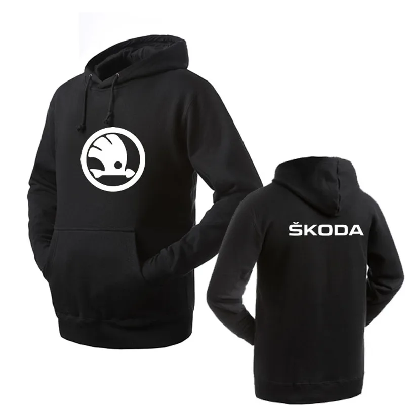 

2021 Brand Clothing Skoda logo Fashion pullover Hoodie New Casual Men Hoodies Sweatshirts Printed Pullover Hoodie Cotton