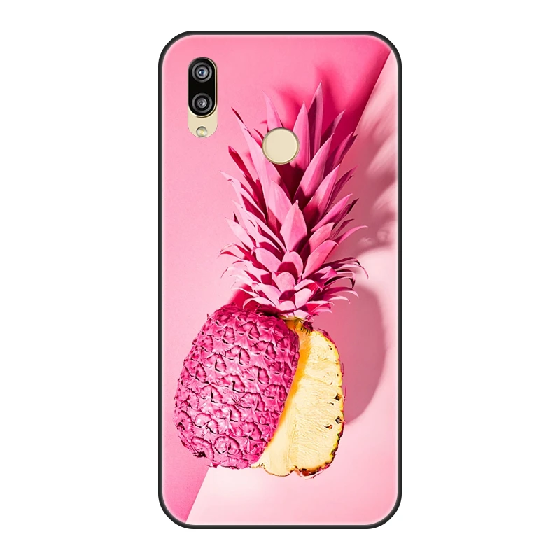 Чехол с ананасом для телефона Huawei P9 P10 Plus P20 Lite Pro P Smart силиконовая задняя крышка P8