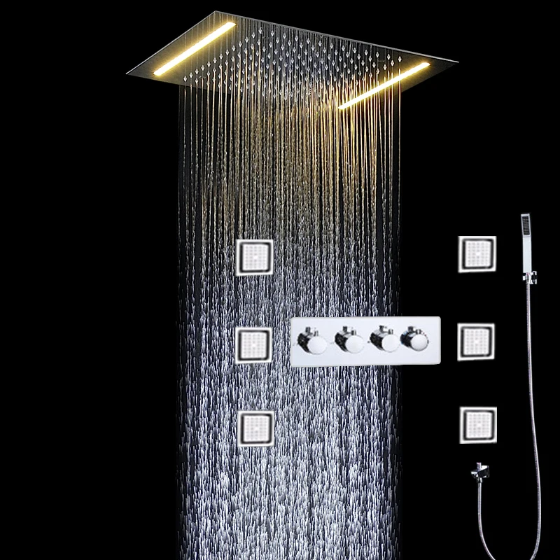 Светодиодное потолочное крепление Лейка для душа с термостатом 3 способа |