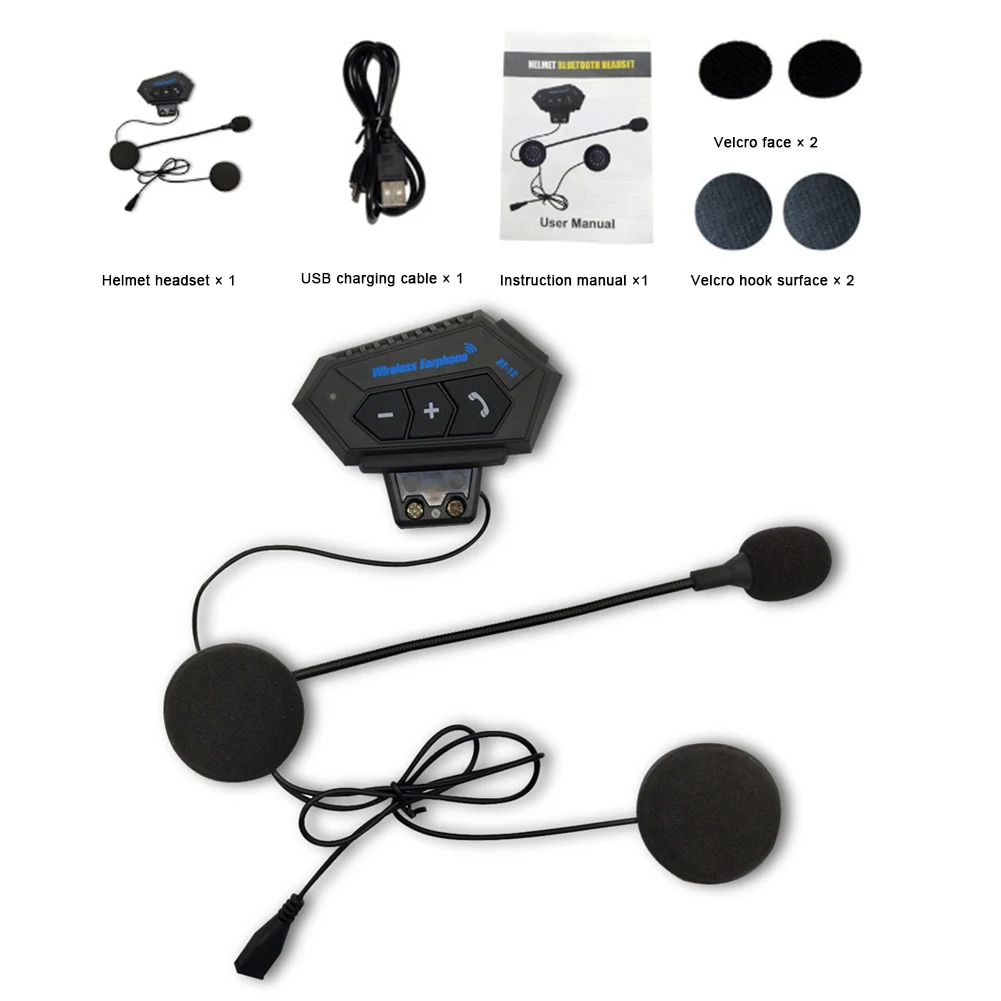 Bluetooth-гарнитура для мотоциклетного шлема V4.0 + EDR наушники с низким