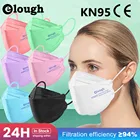 Elough маска для лица ffp2 сертифицированная kn 95 маска многоразовая Дышащая Маска Защитная KN95 GB2626 ffp3 Mascarillas CE fpp2 взрослые цвета