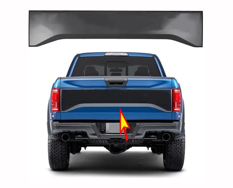 

ABS Raptor Стиль багажник Задняя дверь хвост ПАНЕЛЬ ворот защитная накладка для Ford F150 2015 2016 2017 2018 2019 2020