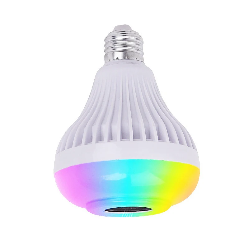 Смарт E27 RGB Bluetooth Динамик светодиодный лампы светильник 6 Вт RGB3W работы в режиме