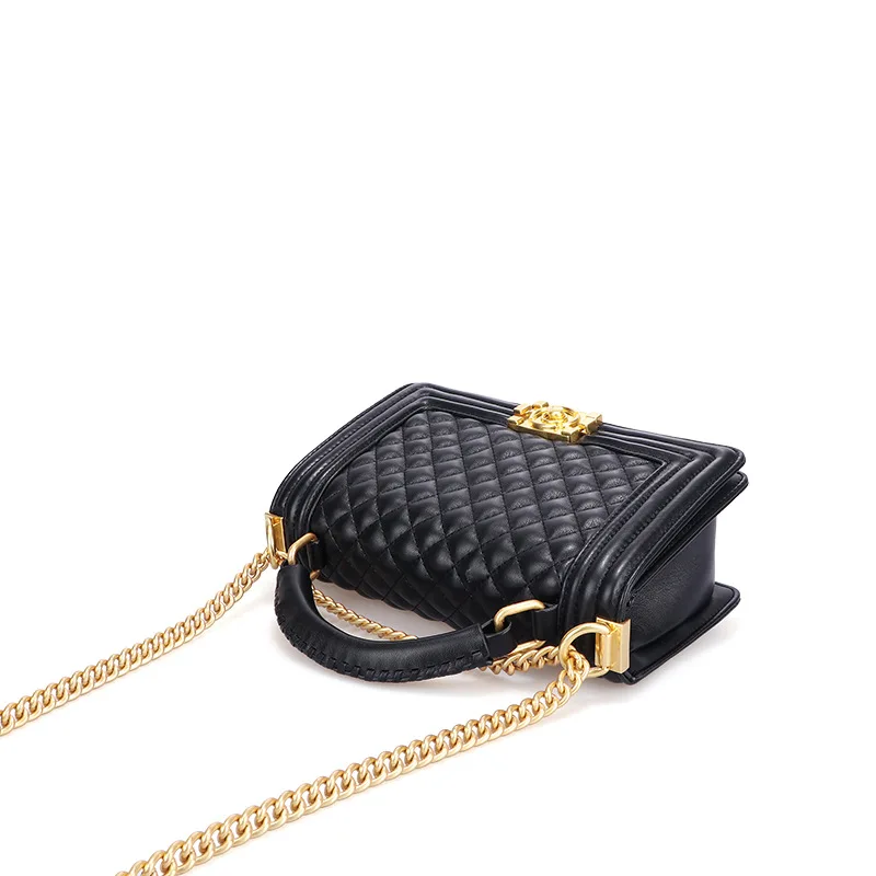

Classic Black Bag Luxury Designer Handbag Ladies Big Golden Chain Bags for Women Shoulder Bag Crossbody Bags Purses and Handbags