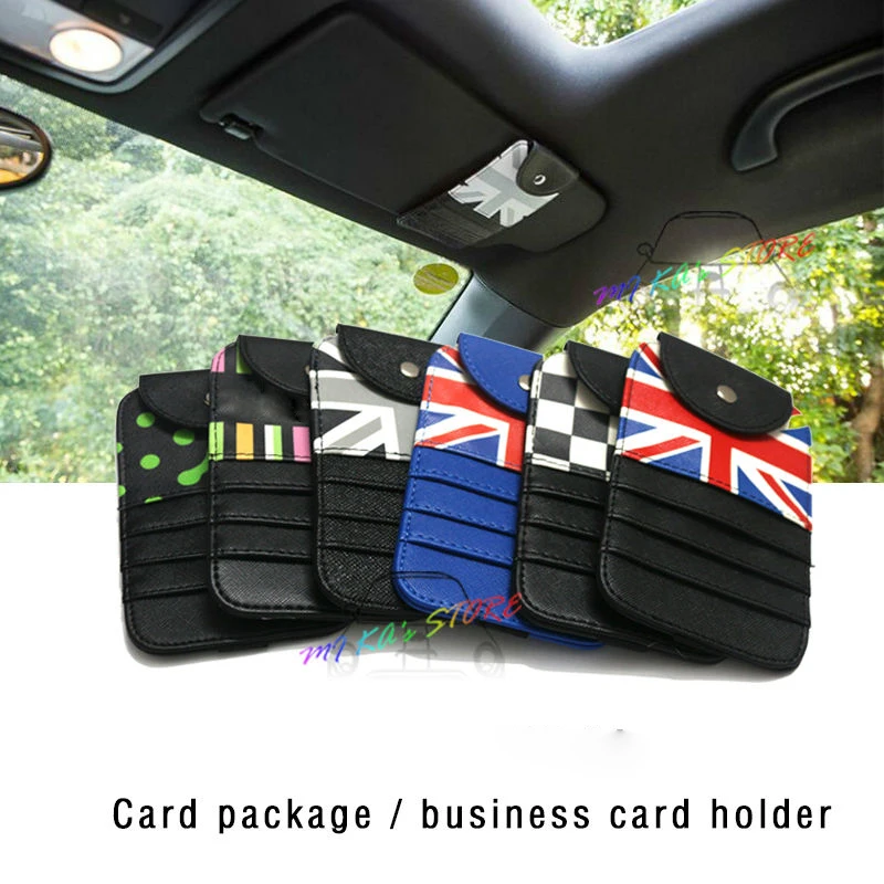 Универсальный чехол для автомобильных банковских карт визитных карточек Mini Cooper