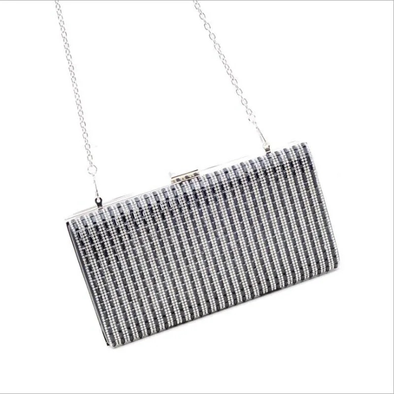 Роскошные сумки женские вечерние со стразами 2019 модные блестящие