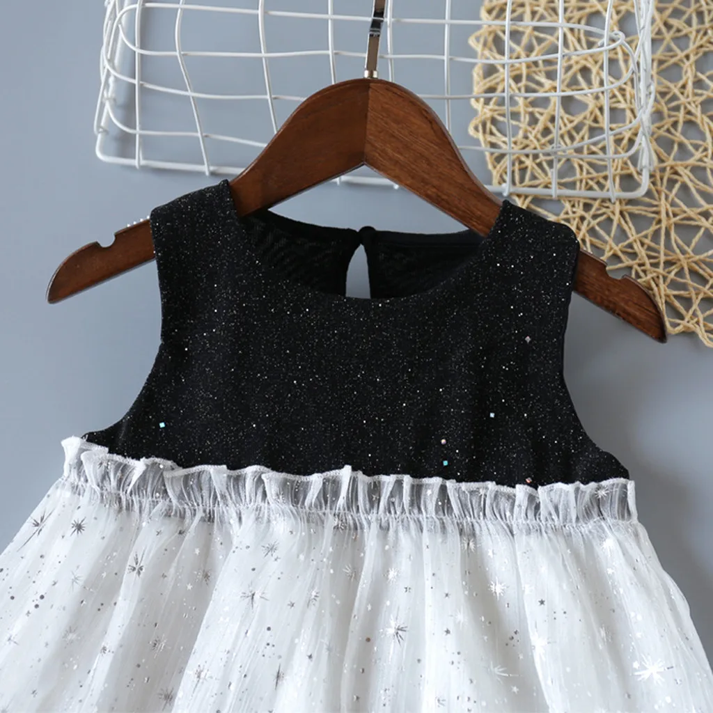 Новинка 2020 весенне-летнее платье для девочек детское фатиновое с оборками и