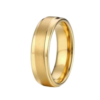 gold color ring for men titanium stainless steel wedding ring anniversary luxury jewelry free shiping